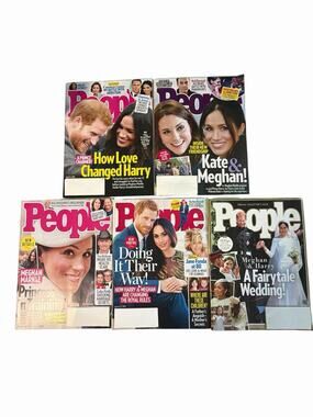 People Magazines Lot of 5 Royals Prince Harry Meghan Markle Duchess 2018